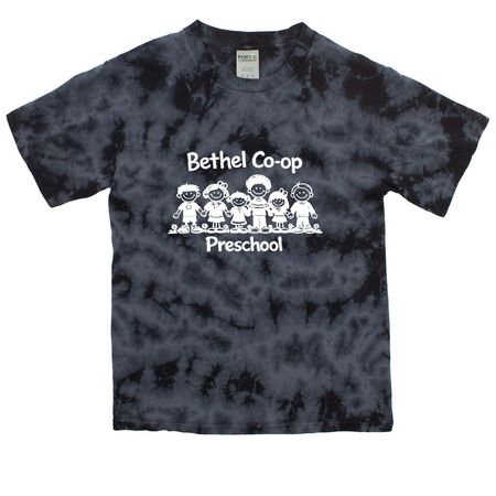 Adult/youth (White Design), a Black Youth Crystal Tie Dye Tee