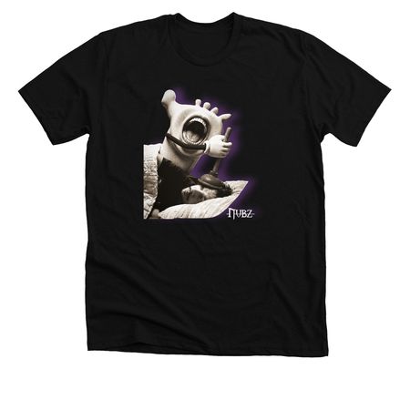 Nubz Plunging Nubz, a Solid Black Blend Premium Unisex Tee