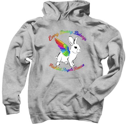 Every Bunny Belongs, a Sport Grey Pullover Hoodie