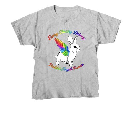 Every Bunny Belongs, a Sport Grey Youth Unisex Tee