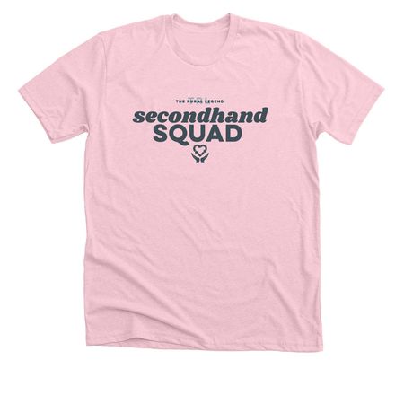Secondhand Squad Breast Cancer Campaign, a Heather Pink Premium Unisex Tee