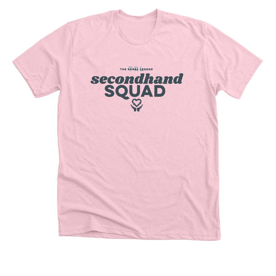 Secondhand Squad Breast Cancer Campaign, a Heather Pink Premium Unisex Tee