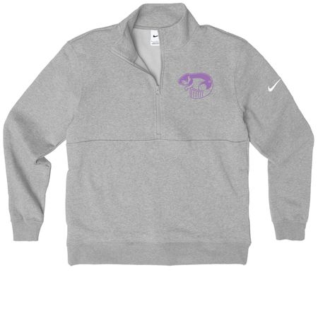 Classic Mini Performance&nbsp;, a Dark Grey Heather Nike Club Fleece Half Zip Pullover