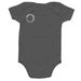 Pee On The Patriarchy, a Charcoal Infant Onesie (back-view)