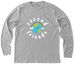 Rainbow Earth, a Athletic Heather Premium Long Sleeve Tee
