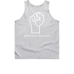 General Strike Los Angeles, a Sport Grey Classic Unisex Tank Top (back-view)