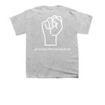 General Strike Los Angeles, a Sport Grey Youth Unisex Tee (back-view)