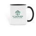 LM Mug, a Black Two-Tone Ceramic Mug