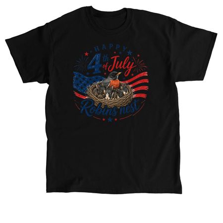 4th of July, a Black Classic Unisex Tee