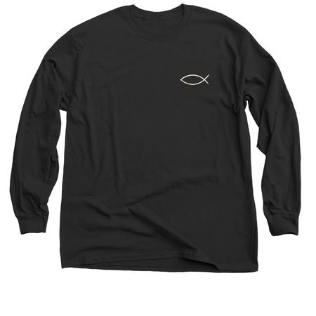 BadFish Hope Dealer, a Black Classic Long Sleeve Tee