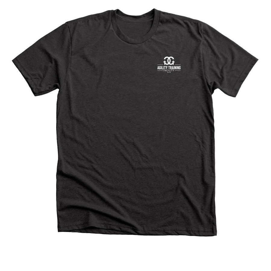 GG Agility, a Dark Grey Heather Premium Unisex Tee