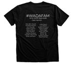 Nationals T-shirts, a Black Heather Premium Unisex Tee (back-view)