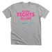 Jami's fight against breast cancer, a Athletic Heather Premium Unisex Tee