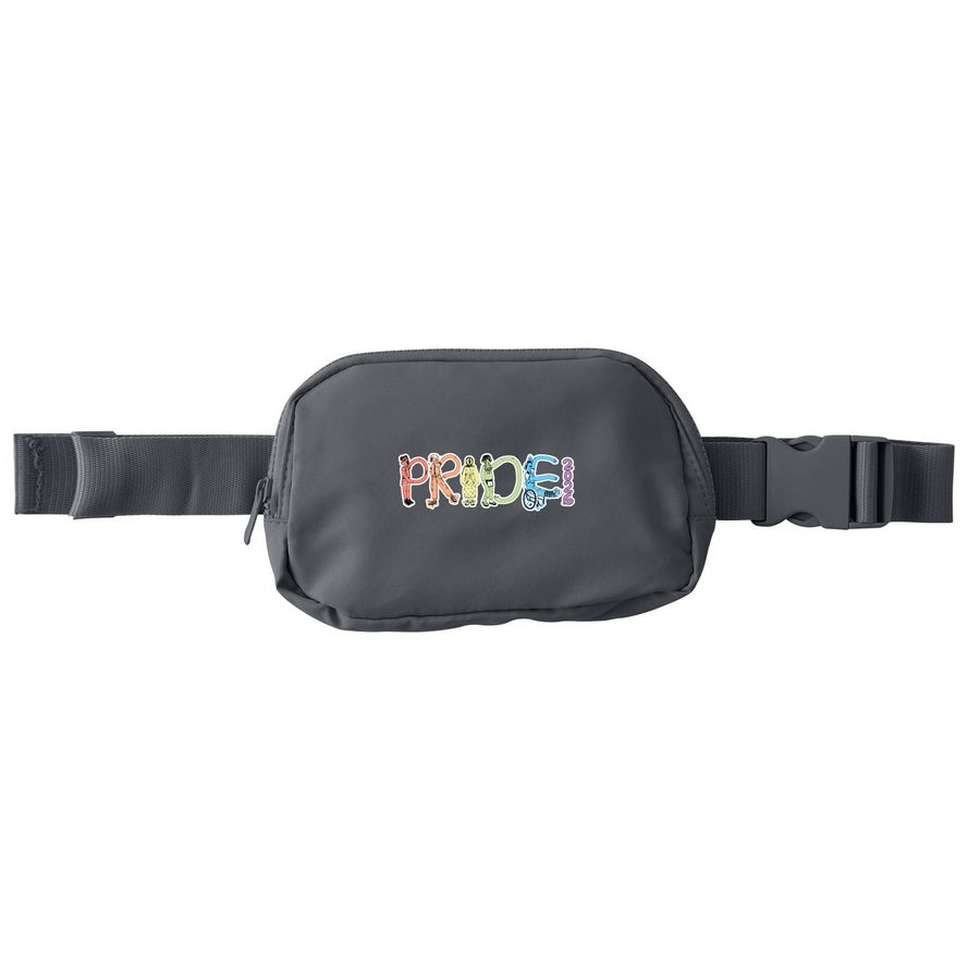Pride Matte Hip Pack, a Storm Grey Matte Hip Pack