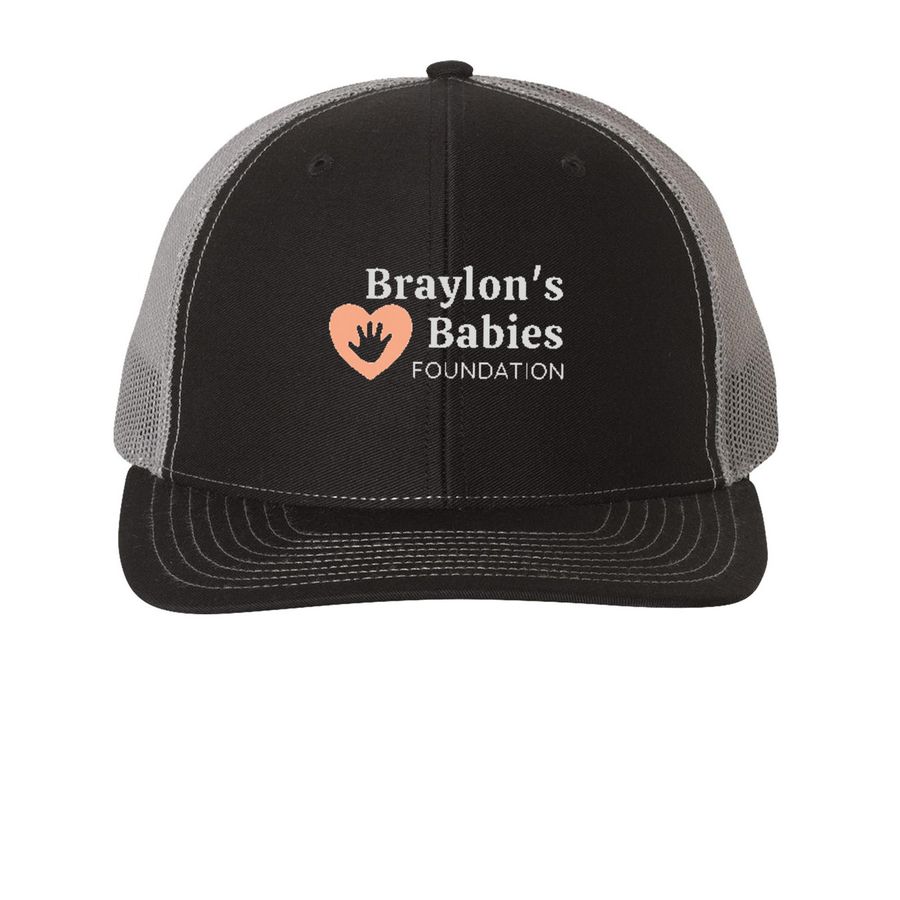 Braylon?s Babies&nbsp;, a Black/ Charcoal Printed Snapback Trucker Cap