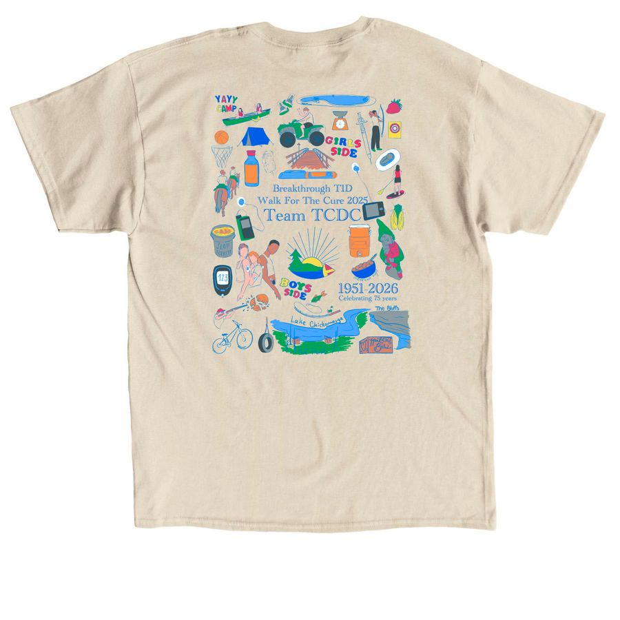TEAM TCDC 2025 walk t-shirt, a Sand Classic Unisex Tee