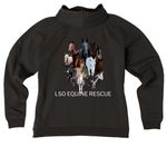 Spring herd 2026, a Deep Black Allmade Women?s Organic CVC Zip-Up Hoodie (back-view)