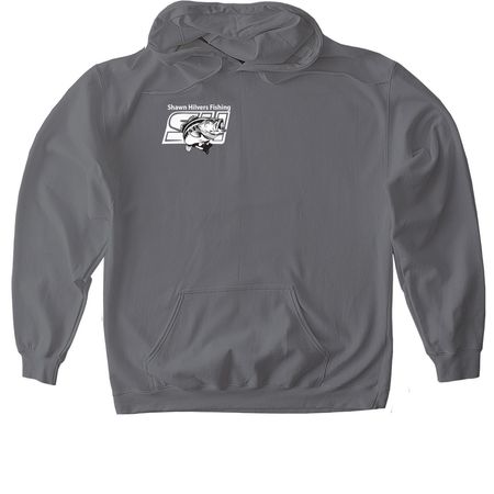 He called me to fish, a Charcoal Gildan Softstyle Pullover Hoodie