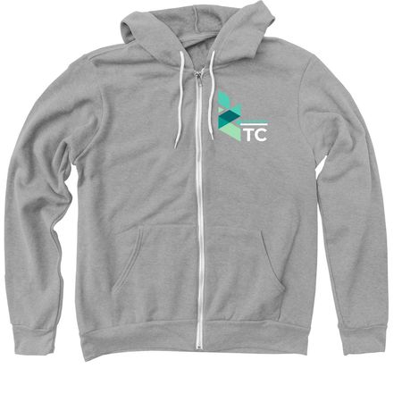 TC&nbsp;, a Athletic Heather Zip Up Hoodie