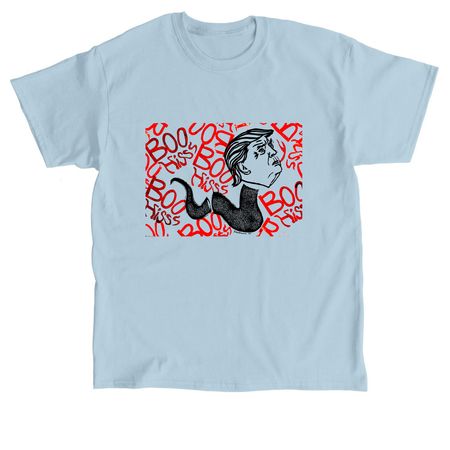 Boo Hiss, a Light Blue Classic Unisex Tee