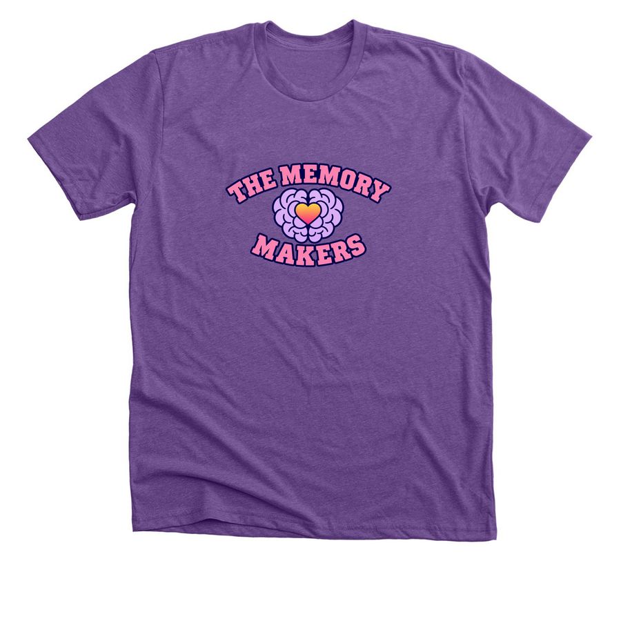The Memory Makers, a Heather Team Purple Premium Unisex Tee