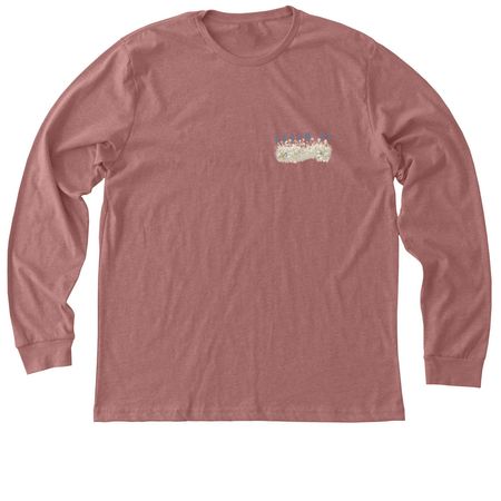 Psalm 23, a Heather Mauve Premium Long Sleeve Tee