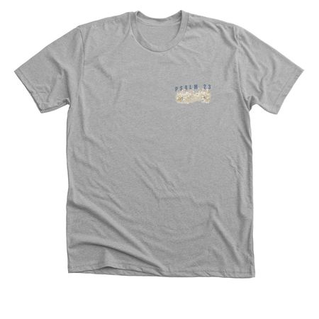 Psalm 23, a Athletic Heather Premium Unisex Tee