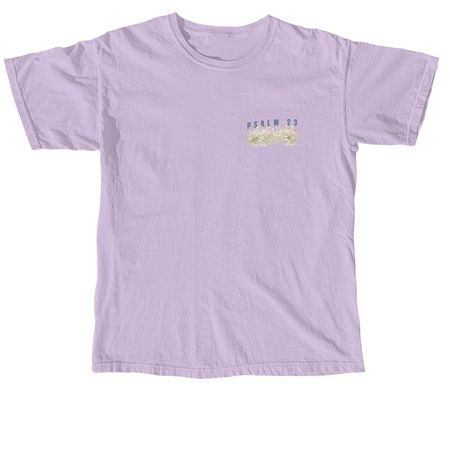 Psalm 23, a Orchid Comfort Colors Unisex Tee