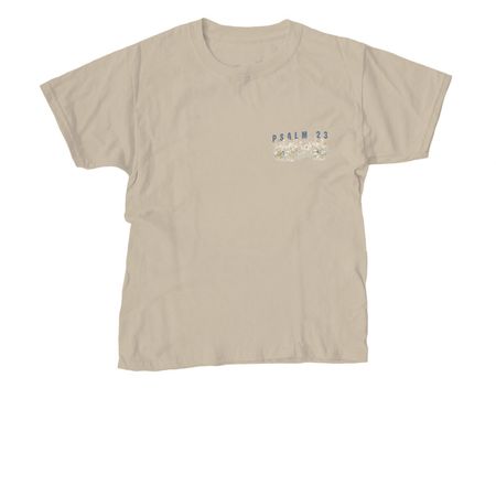 Psalm 23, a Sand Youth Unisex Tee