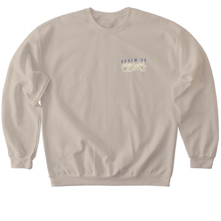 Psalm 23, a Sand Softstyle Crewneck Sweatshirt