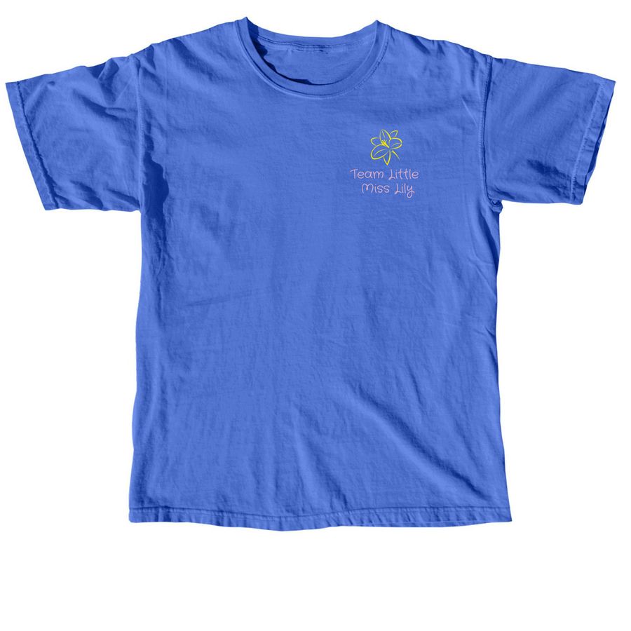 Little Miss Lily Walk-N-Roll 2026, a Flo Blue Comfort Colors Unisex Tee