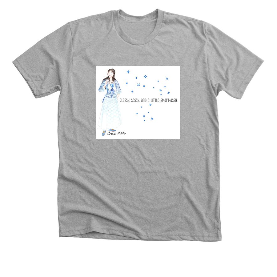Help Denise Breathe Easier, a Athletic Heather Premium Unisex Tee