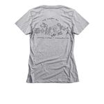 Sensory Ecology Lab 2026, a Dark Heather Grey Women's Slim Fit Tee (back-view)