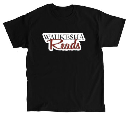 Waukesha Reads, a Black Classic Unisex Tee