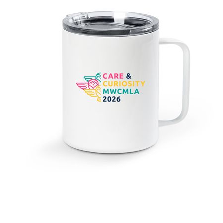 2026 Annual Conference Travel Mug, a White Stainless Steel Travel Mug