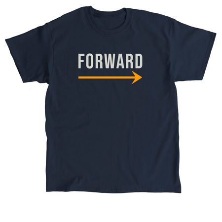 Forward Celebration, a Navy Classic Unisex Tee
