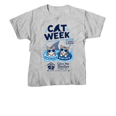 Shark Week with GMSP - 2, a Sport Grey Youth Unisex Tee