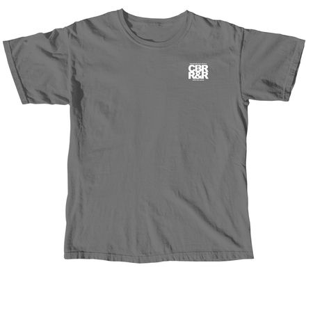 Best Dog Dad Ever Black Logo, a Grey Comfort Colors Unisex Tee