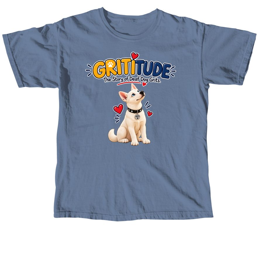 Grititude, a Blue Jean Comfort Colors Unisex Tee