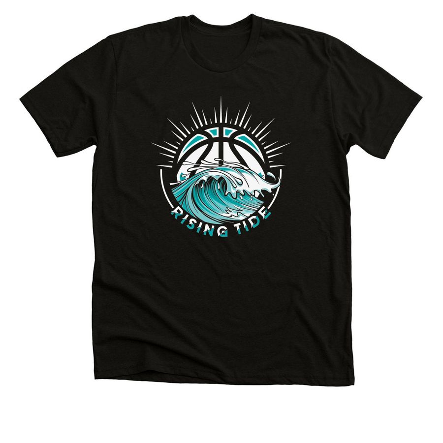 Rising Tide Classic, a Solid Black Blend Premium Unisex Tee