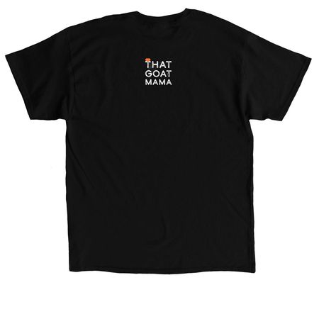 A Little Bit Witchy, a Black Classic Unisex Tee (back-view)