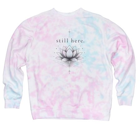 SVRC T-Shirt Contest Winner, a Cotton Candy Tie Dye Crewneck Sweatshirt