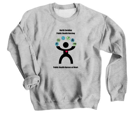 Nursing Section Merchandise, a Sport Grey Crewneck Sweatshirt