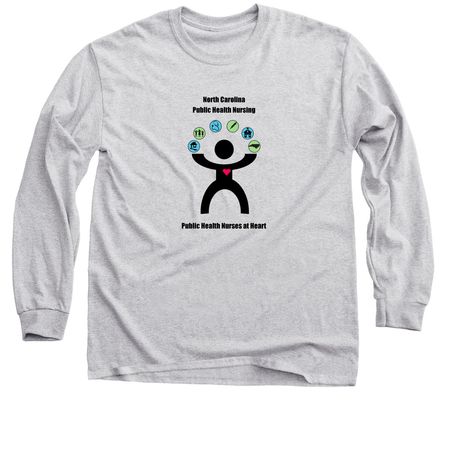 Nursing Section Merchandise, a Sport Grey Classic Long Sleeve Tee