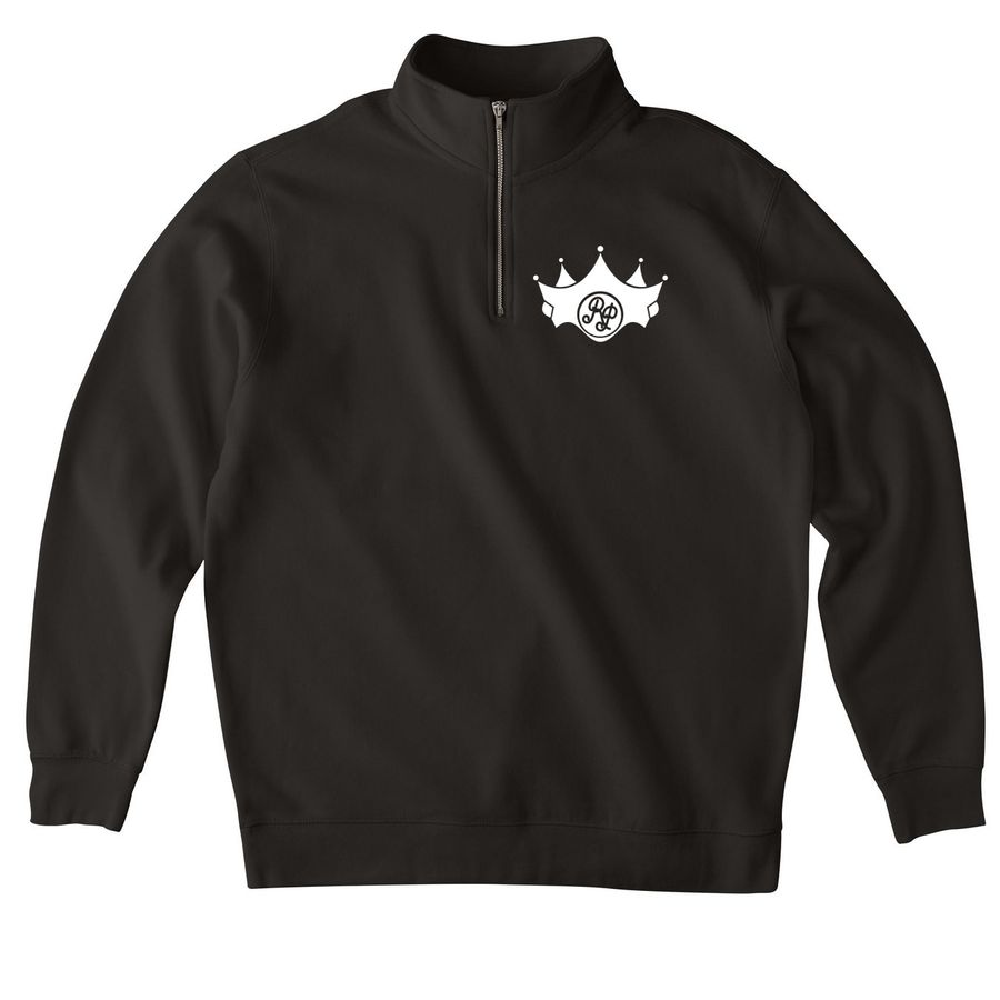 TRP Quarter Zip, a Black Midweight Quarter Zip Pullover