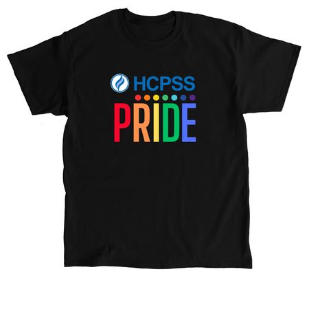 HCPSS Pride, a Black Classic Unisex Tee