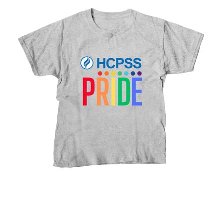 HCPSS Pride, a Sport Grey Youth Unisex Tee