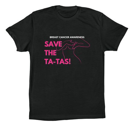 Breast Cancer Awareness&nbsp;, a Vintage Black Premium Cotton Tee
