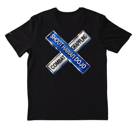 BUNAL BROS Dry Fit, a Black Nike Dri-FIT Jersey Blend Performance Tee (back-view)