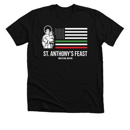 St. Anthony's Feast, a Solid Black Blend Premium Unisex Tee